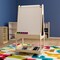 Flash Furniture Bright Beginnings Commercial Wooden Mobile Dual Sided 2 Person Art Station with Locking Caster Wheels and Bottom Shelf Storage, Natural MK-ME16768-GG - alternate 2